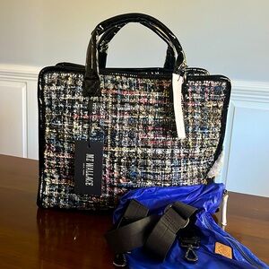 MZ Wallace Metro Box Tote Midnight Sparkle